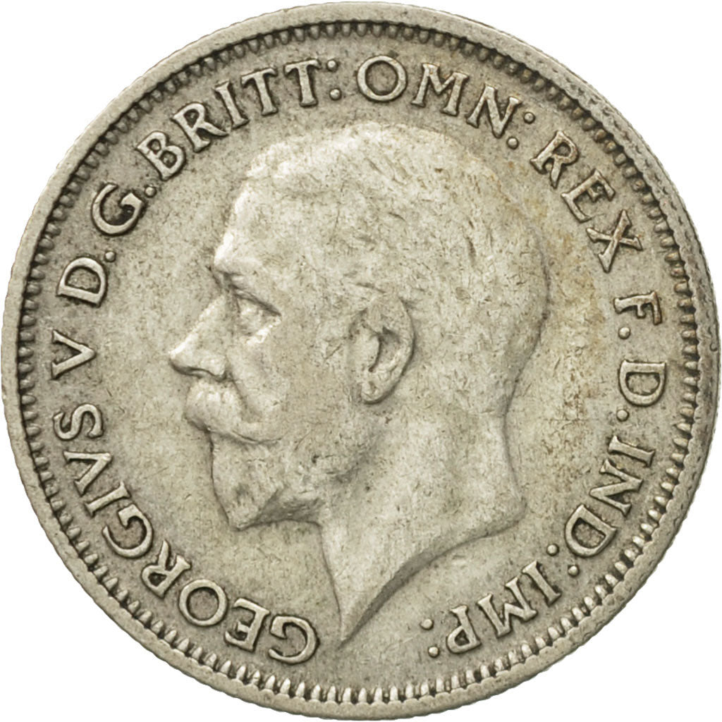 Monnaie, Grande-Bretagne, George V, 6 Pence, 1935, TB+, Argent, KM:832