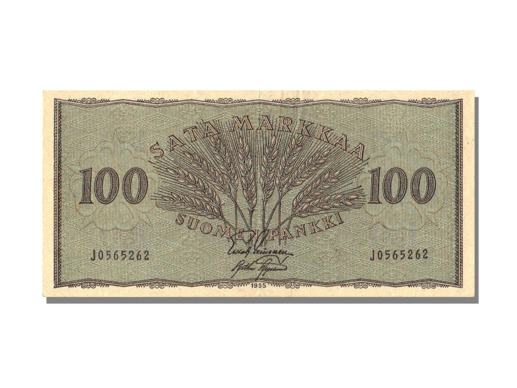 Finland, 100 Markkaa, 1955, AU(55-58), J