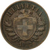 Coin, Switzerland, 2 Rappen, 1927, Bern, VF(20-25), Bronze, KM:4.2a