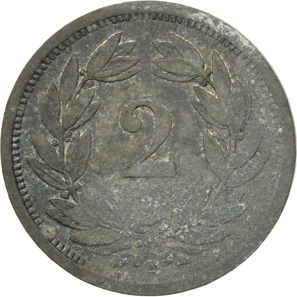 Coin, Switzerland, 2 Rappen, 1945, Bern, VF(30-35), Zinc, KM:4.2b