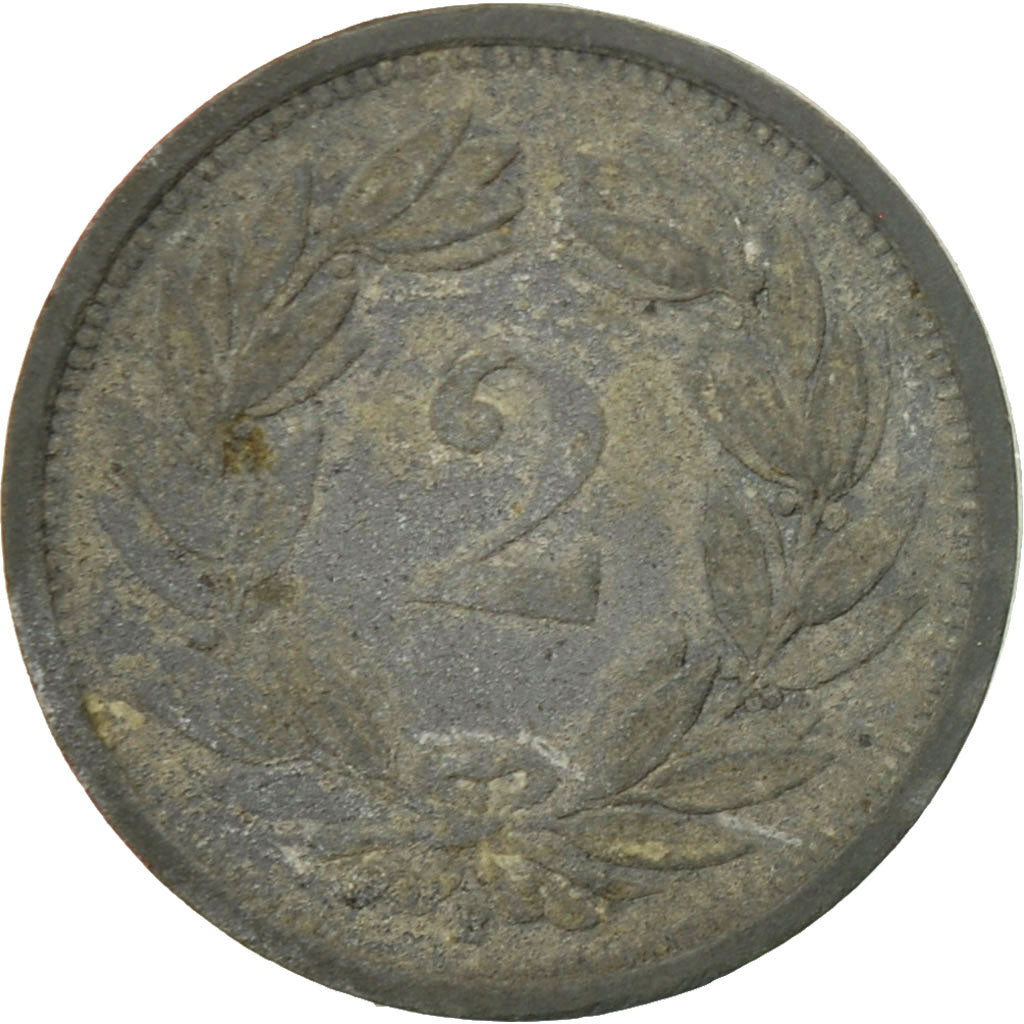 Moneta, Szwajcaria, 2 Rappen, 1944, Bern, VF(20-25), Cynk, KM:4.2b