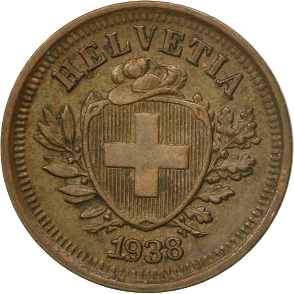 Coin, Switzerland, Rappen, 1928, Bern, EF(40-45), Bronze, KM:3.2