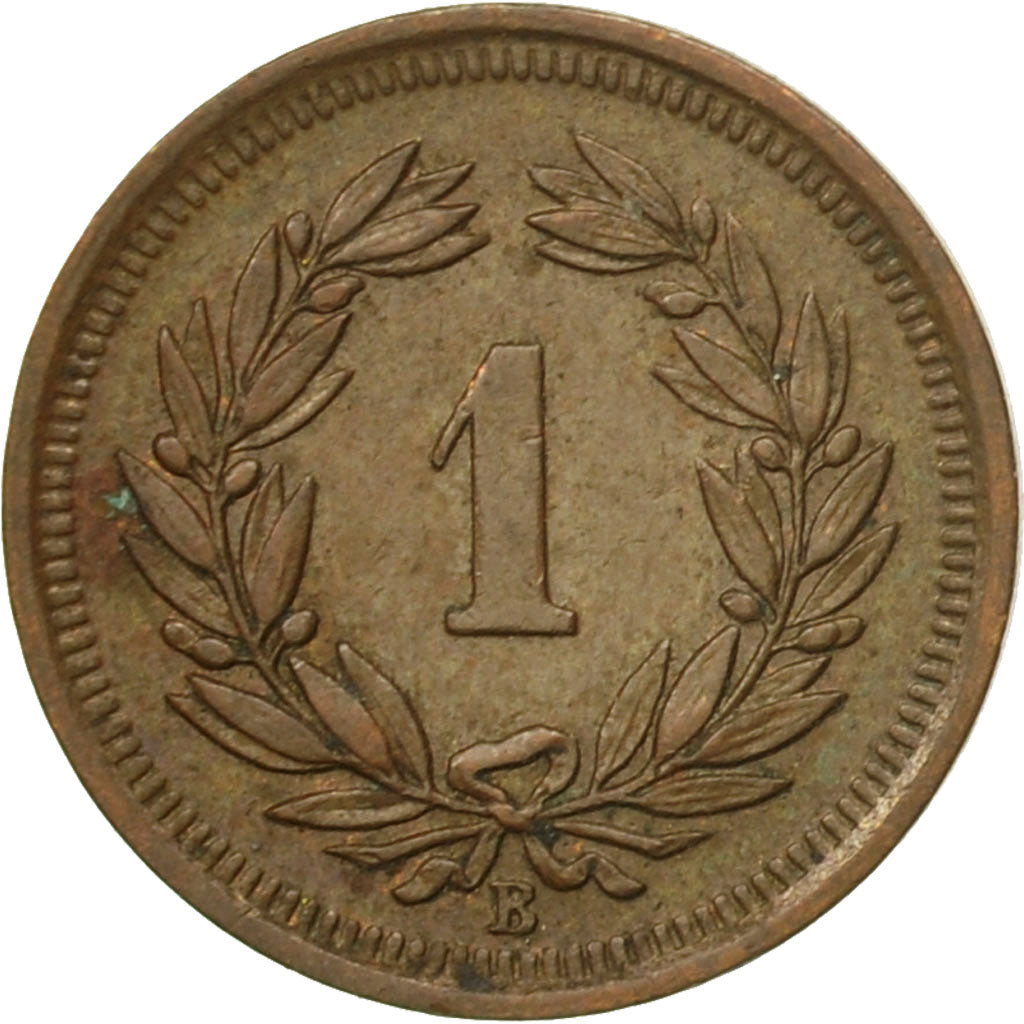 Coin, Switzerland, Rappen, 1928, Bern, EF(40-45), Bronze, KM:3.2