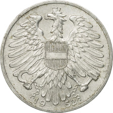 Moneda, Austria, Schilling, 1952, BC+, Aluminio, KM:2871