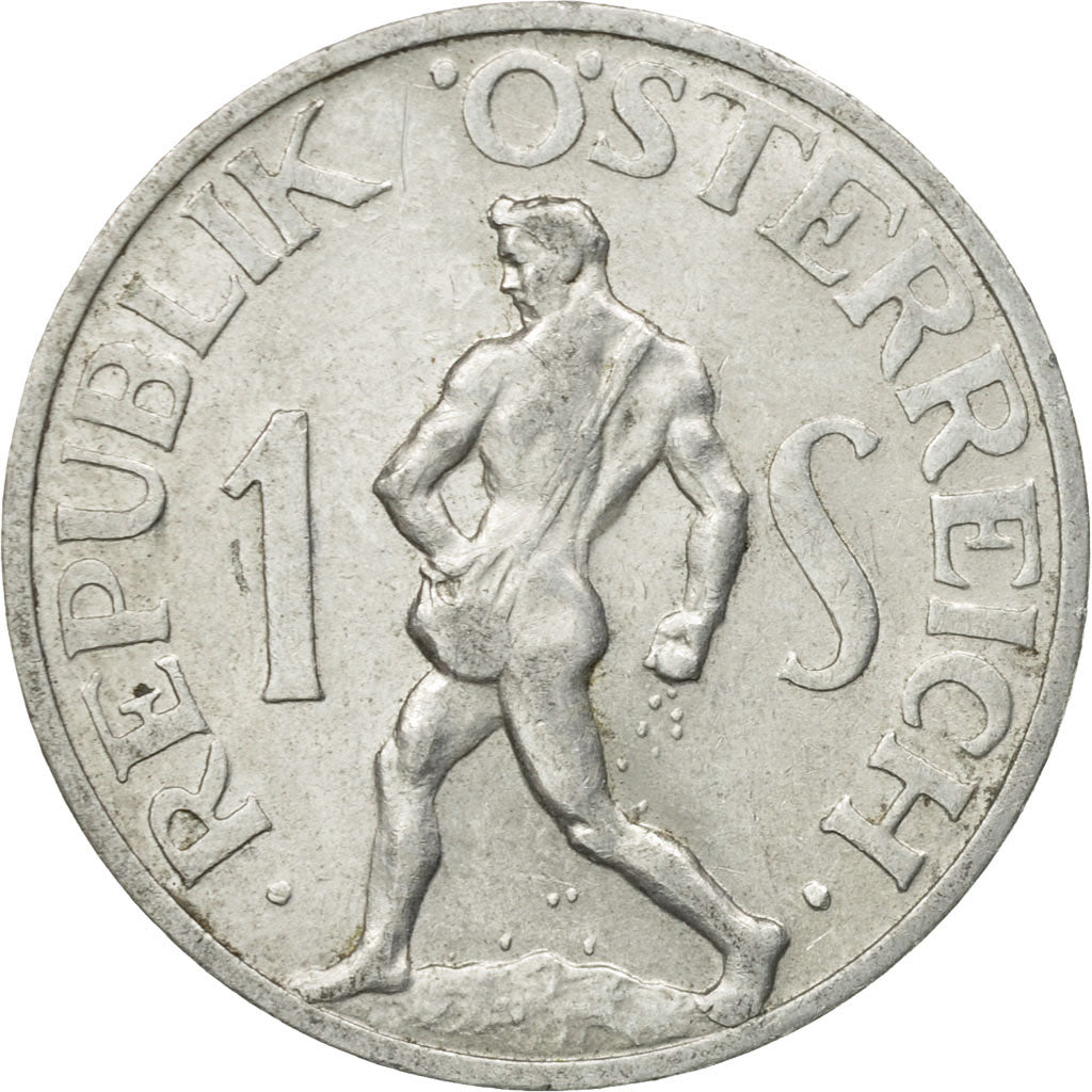 Moneda, Austria, Schilling, 1952, BC+, Aluminio, KM:2871