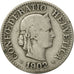 Coin, Switzerland, 10 Rappen, 1902, Bern, EF(40-45), Copper-nickel, KM:27