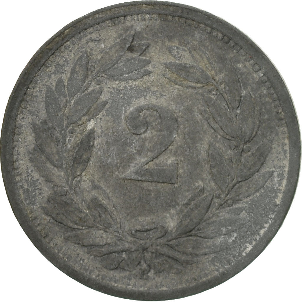 Moneta, Szwajcaria, 2 Rappen, 1944, Bern, VF(30-35), Cynk, KM:4.2b