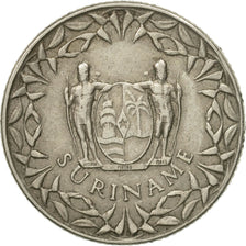 Moneda, Surinam, 25 Cents, 1972, MBC+, Cobre - níquel, KM:14