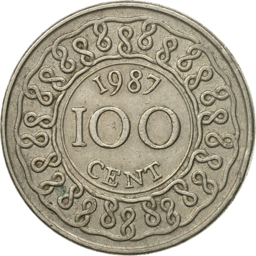 Münze, Surinam, Muhammad al-Nasir Bey, 100 Cents, 1987, Paris, SS+