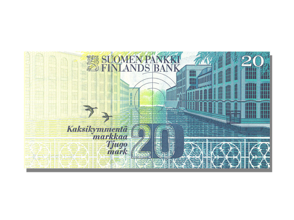 Finland, 20 Markkaa, 1993, UNC(65-70)