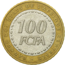 Coin, Central African States, 100 Francs, 2006, Paris, EF(40-45), Bi-Metallic