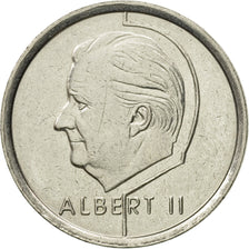 Coin, Belgium, Albert II, Franc, 1996, Brussels, EF(40-45), Nickel Plated Iron