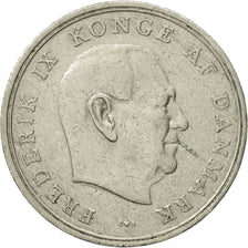 Coin, Denmark, Frederik IX, Krone, 1960, Copenhagen, VF(30-35), Copper-nickel