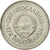 Moneta, Jugosławia, 10 Dinara, 1983, EF(40-45), Miedź-Nikiel, KM:89