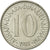 Moneta, Iugoslavia, 10 Dinara, 1983, BB, Rame-nichel, KM:89