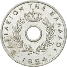 Coin, Greece, 10 Lepta, 1954, AU(50-53), Aluminum, KM:78