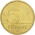 Moneda, Hungría, 5 Forint, 1994, Budapest, BC+, Níquel - latón, KM:694