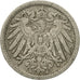 Moneda, ALEMANIA - IMPERIO, Wilhelm II, 5 Pfennig, 1907, Berlin, MBC, Cobre -