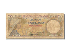Greece, 50 Drachmai, 1935, KM #104a, 1935-09-01, VF(20-25), Ah069