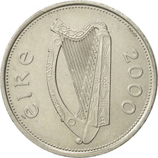 Moneta, REPUBBLICA D’IRLANDA, Punt, Pound, 2000, BB+, Rame-nichel, KM:27