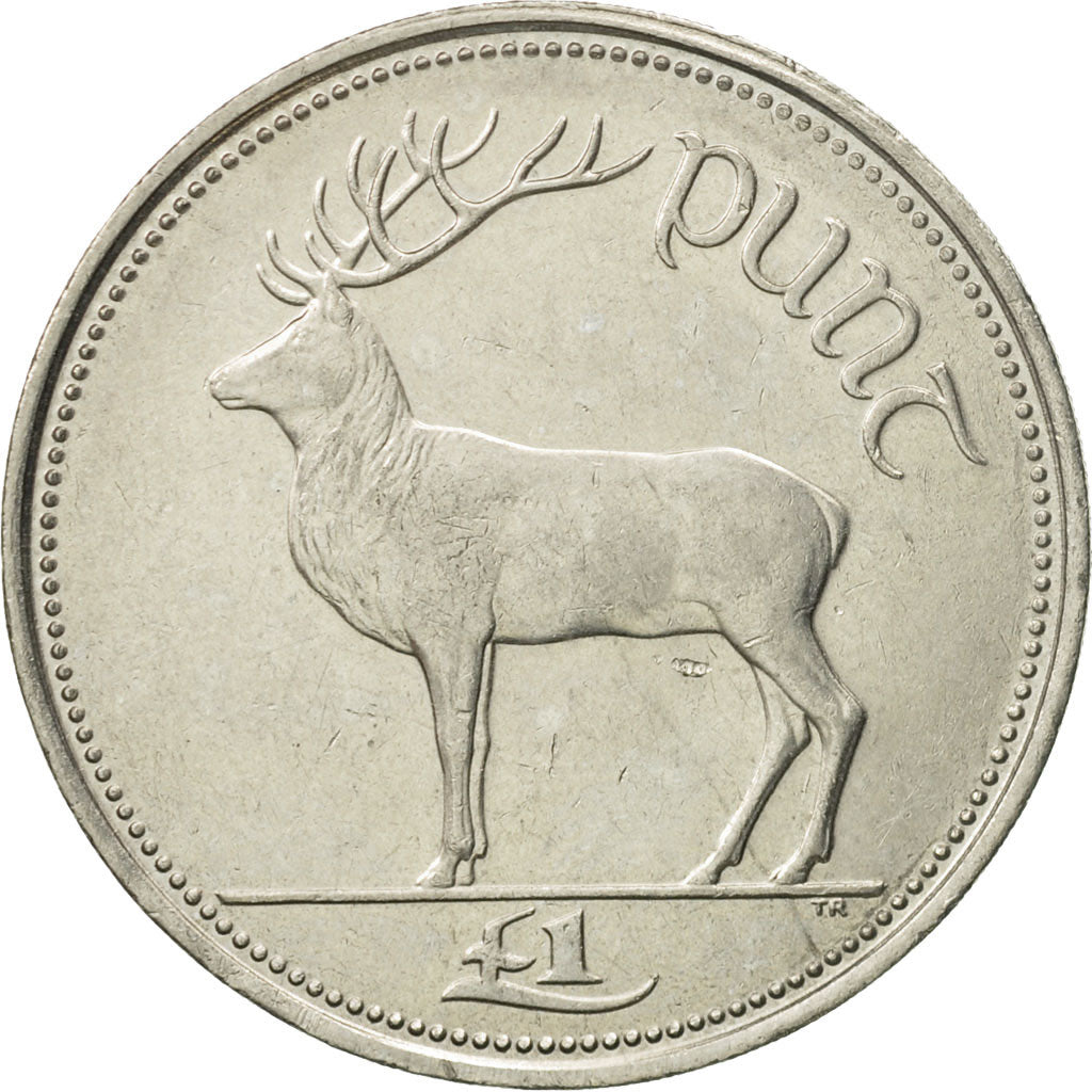 Moneta, REPUBBLICA D’IRLANDA, Punt, Pound, 2000, BB+, Rame-nichel, KM:27