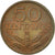 Coin, Portugal, 50 Centavos, 1972, VF(30-35), Bronze, KM:596