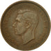 Münze, Großbritannien, George VI, 1/2 Penny, 1937, SS+, Bronze, KM:844