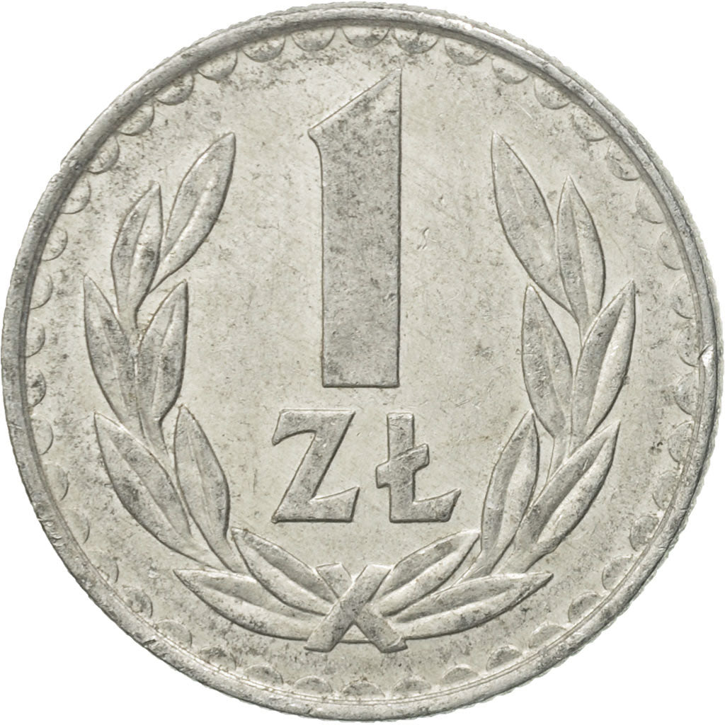 Monnaie, Pologne, Zloty, 1986, Warsaw, TB+, Aluminium, KM:49.2