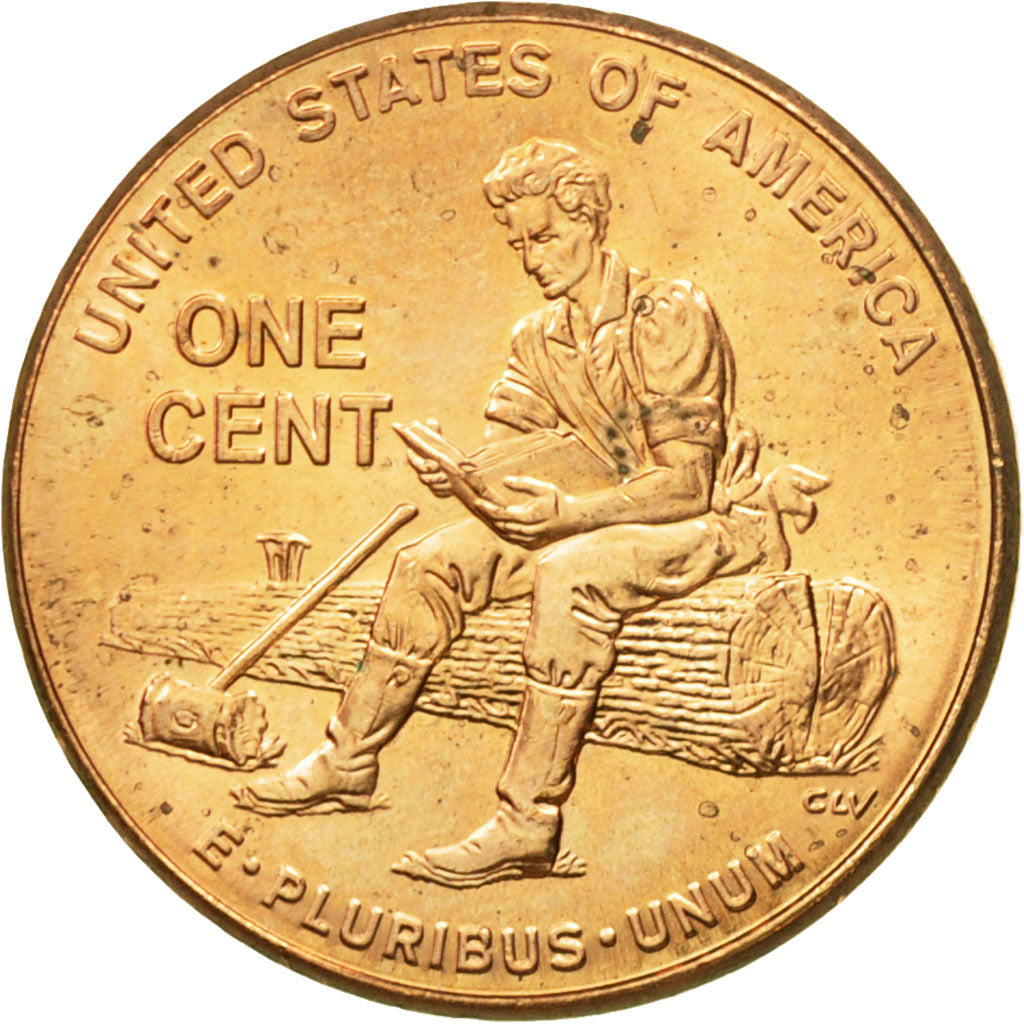 Coin, United States, Cent, 2009, U.S. Mint, Denver, AU(55-58), Copper Plated