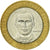 Moneta, Repubblica domenicana, 5 Pesos, 2002, BB+, Bi-metallico, KM:89