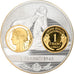 França, Medal, Histoire de la Monnaie Française, 1 Franc 1943, MS(65-70)
