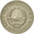 Moneta, Jugosławia, 5 Dinara, 1975, VF(20-25), Miedź-Nikiel-Cynk, KM:58