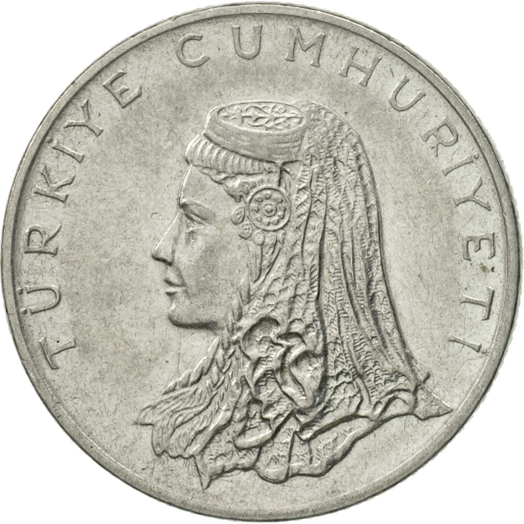 Coin, Turkey, 50 Kurus, 1975, EF(40-45), Stainless Steel, KM:899