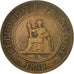 Monnaie, FRENCH INDO-CHINA, Cent, 1888, Paris, TTB+, Bronze, KM:1