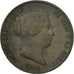 Coin, Spain, Isabel II, 25 Centimos, 1864, Segovia, EF(40-45), Copper, KM:615.2