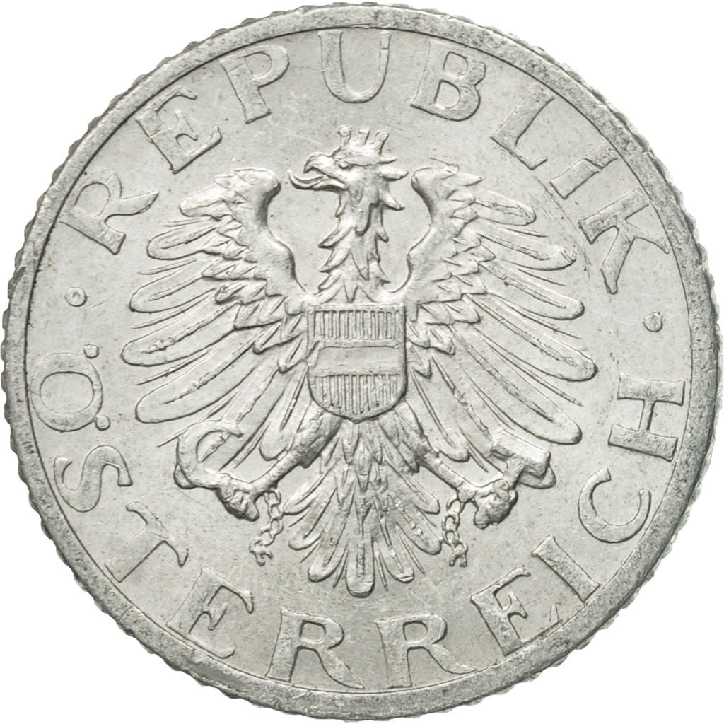 Coin, Austria, 50 Groschen, 1955, AU(50-53), Aluminum, KM:2870
