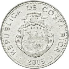 Moneta, Costa Rica, 5 Colones, 2005, AU(50-53), Aluminium, KM:227b