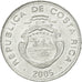 Monnaie, Costa Rica, 5 Colones, 2005, TTB+, Aluminium, KM:227b