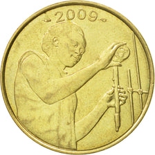 Coin, West African States, 25 Francs, 2009, Paris, AU(55-58), Aluminum-Bronze