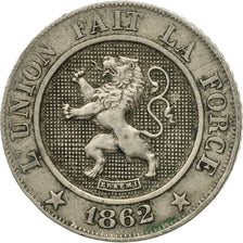 Coin, Belgium, Leopold I, 10 Centimes, 1862, EF(40-45), Copper-nickel, KM:22
