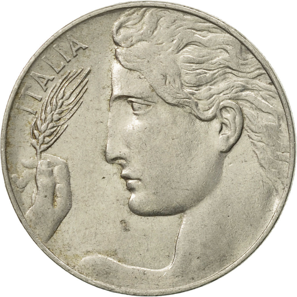 Coin, Italy, Vittorio Emanuele III, 20 Centesimi, 1921, Rome, AU(50-53), Nickel