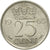 Coin, Netherlands, Juliana, 25 Cents, 1965, AU(50-53), Nickel, KM:183