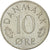 Moneta, Dania, Margrethe II, 10 Öre, 1976, Copenhagen, VF(30-35)