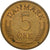 Moneta, Dania, Frederik IX, 5 Öre, 1972, Copenhagen, VF(30-35), Bronze