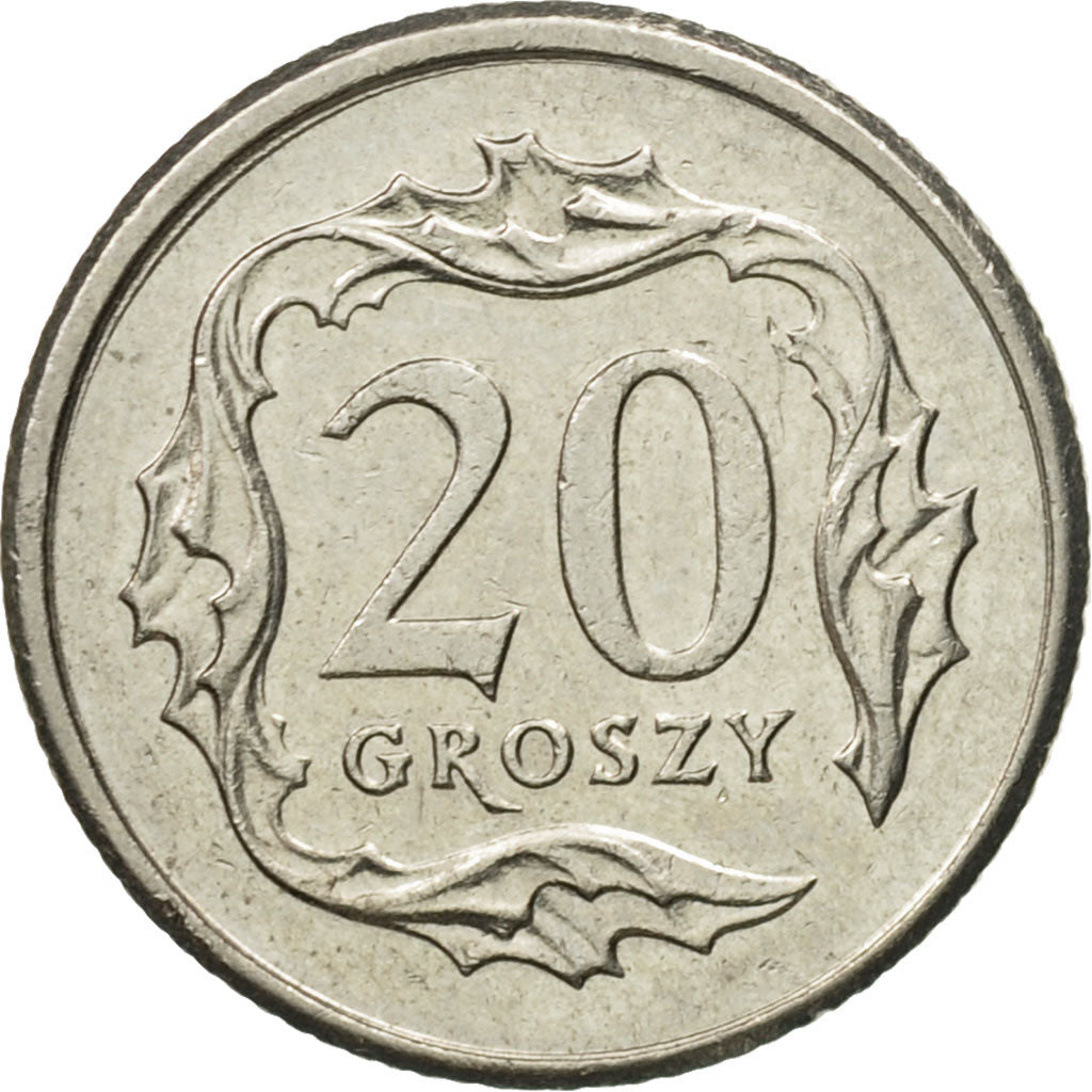 Moneta, Polonia, 20 Groszy, 1998, Warsaw, BB+, Rame-nichel, KM:280