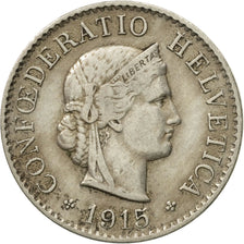 Coin, Switzerland, 5 Rappen, 1915, Bern, EF(40-45), Copper-nickel, KM:26
