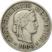 Coin, Switzerland, 20 Rappen, 1906, Bern, EF(40-45), Nickel, KM:29