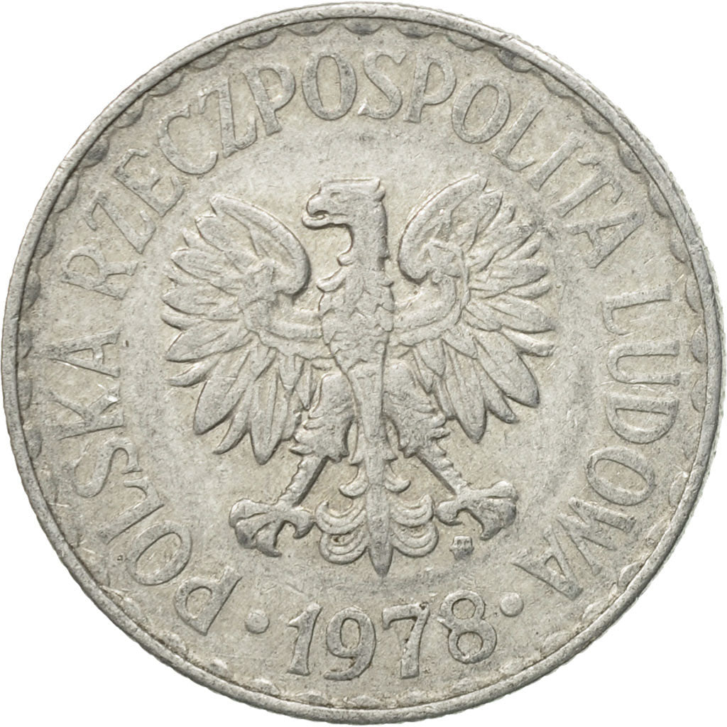 Monnaie, Pologne, Zloty, 1978, Warsaw, TB+, Aluminium, KM:49.1