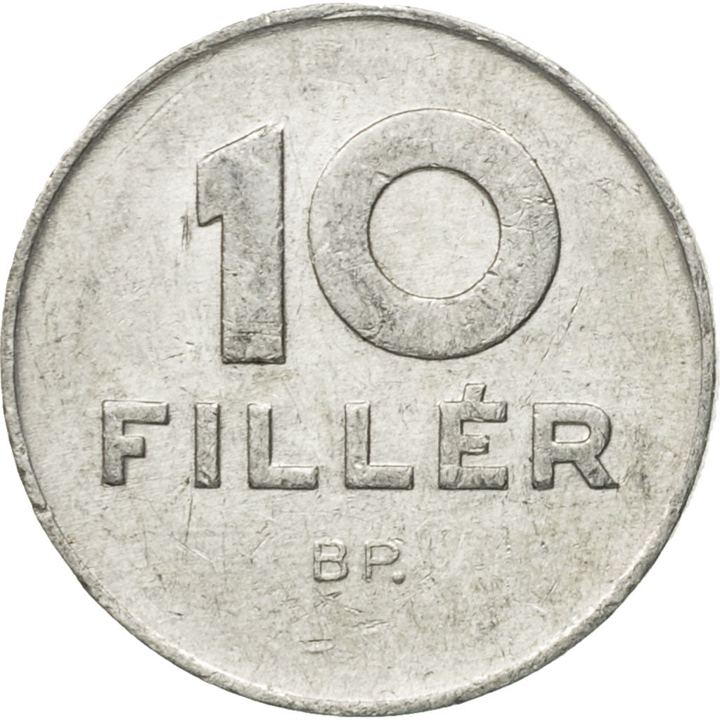 Münze, Ungarn, 10 Filler, 1986, Budapest, SS, Aluminium, KM:572