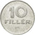 Moneda, Hungría, 10 Filler, 1986, Budapest, MBC, Aluminio, KM:572